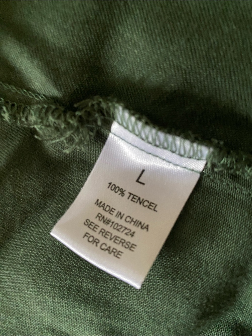 Women's Forest Green Button-Front Frayed Hem Shirt - Picture 9 of 9